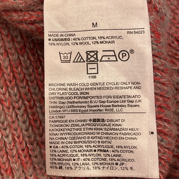 Banana Republic Mohair Wool Blend Knitted Sweater Women Size M - Picture 6 of 11